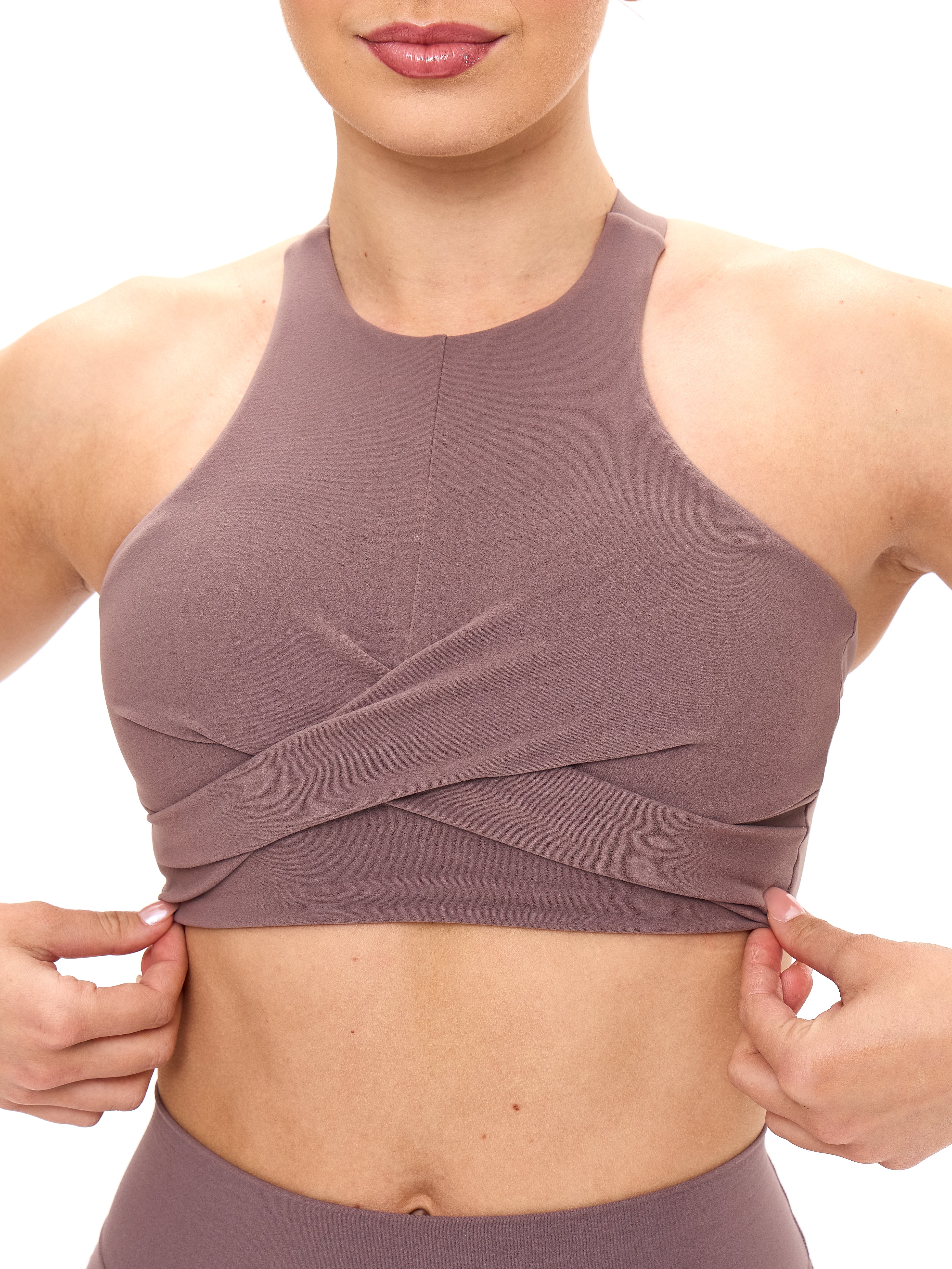 Candy Crew Sports Bra - Mocha Berry